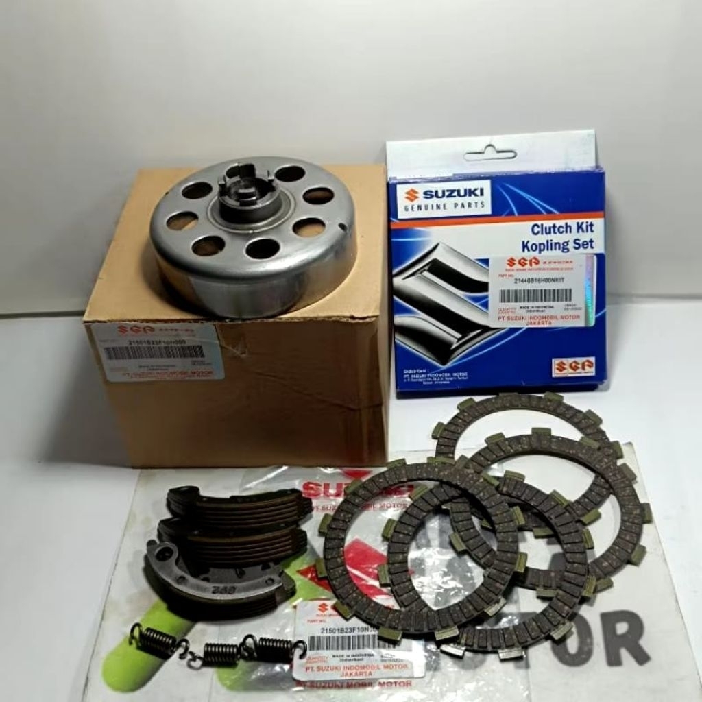 KAMPAS KOPLING + KAMPAS GANDA + MANGKOK KOPLING SMASH LAMA SMASH NEW