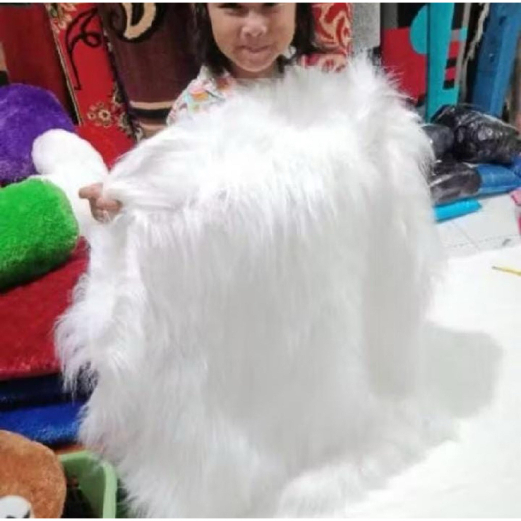 Karpet bulu korea karpet lantai ( alas foto produk)