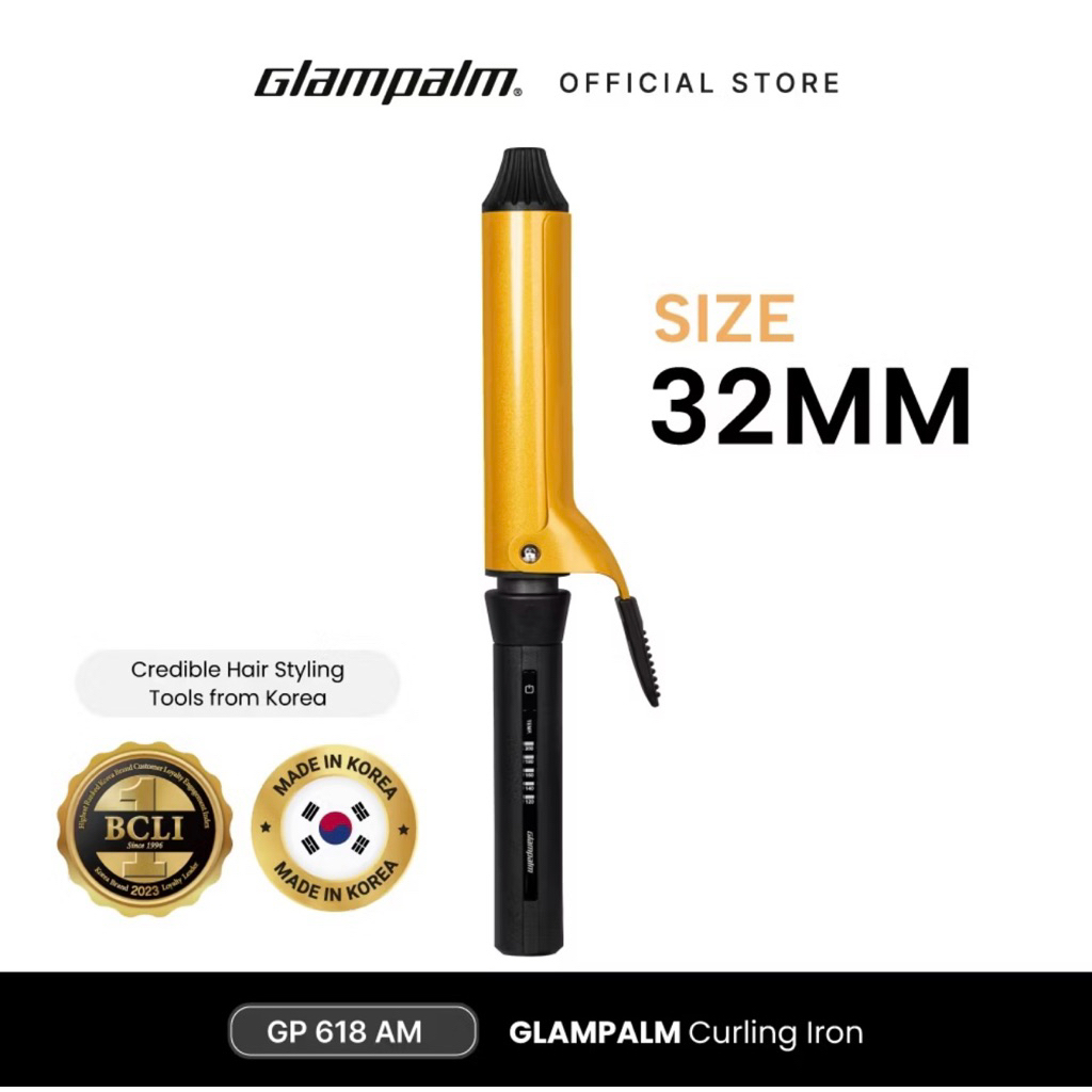 Glampalm Catokan Pengeriting Rambut / Curling Iron GP618