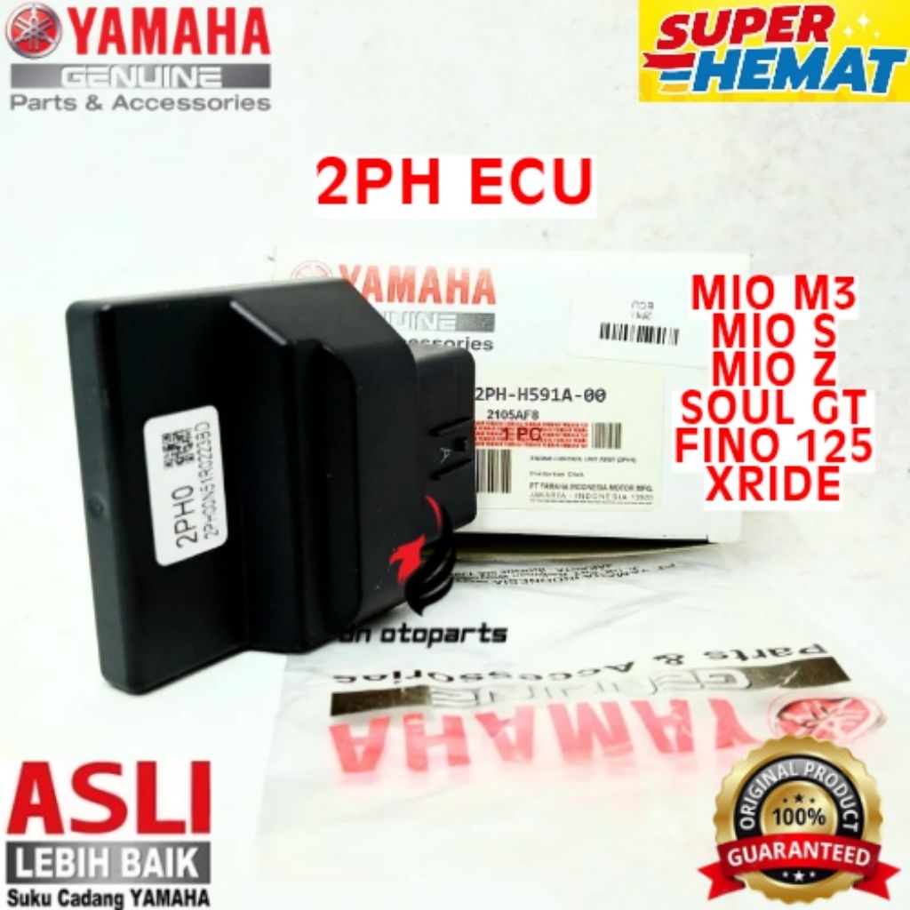 ECU ORIGINAL YAMAHA KODE 2PH, ECU MIO M3, ECU MIO S, ECU MIO Z, ECU SOUL GT, ECU FINO 125, ECU XRIDE