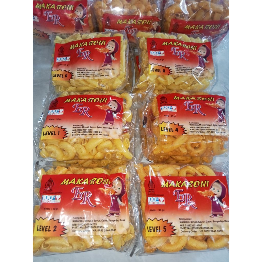 MAKARONI ER LEVEL ISI 6 pcs