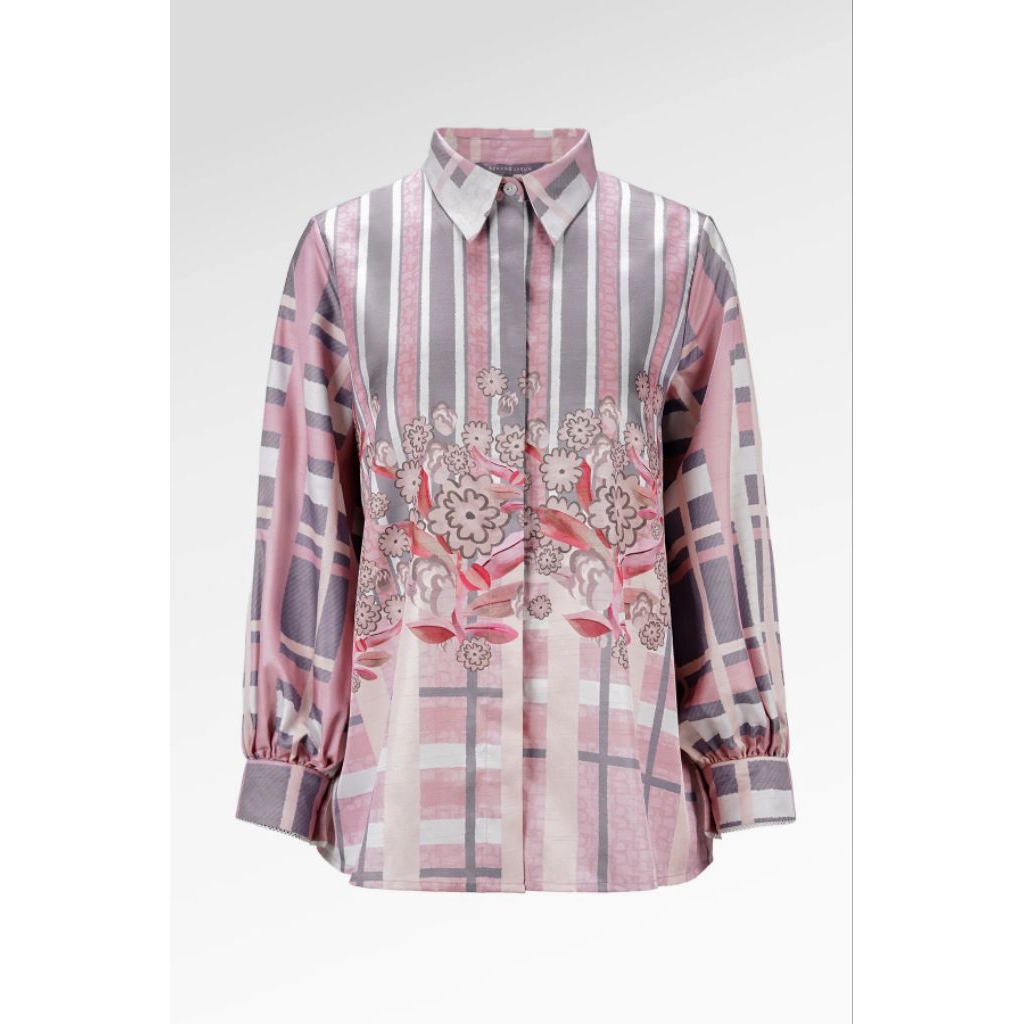 Se. Le. Na Yoke Shirt Benang Jarum size S