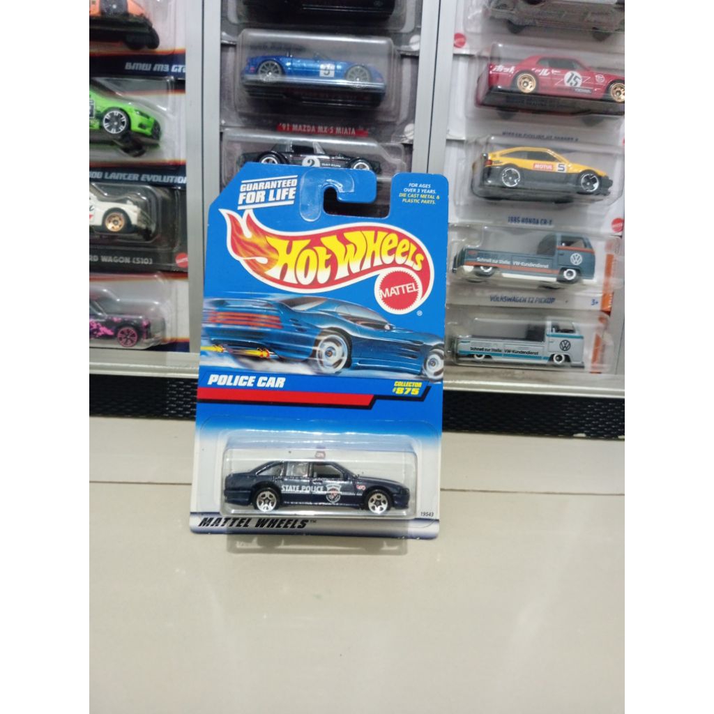 Hotwheels Polisi Blue Card