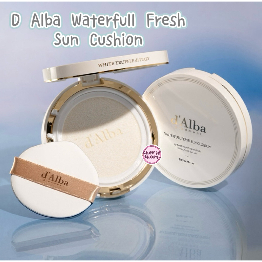 [Ready Cushion Sunscreen] D Alba Waterfull Fresh Sun Cushion 15gr SPF50+ PA++++ Sunscreen Cushion Or