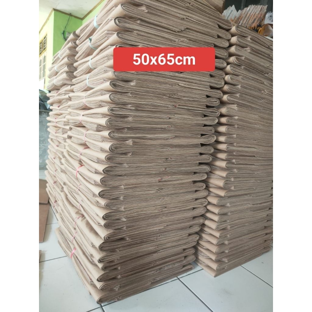 kantong kertas semen serbaguna uk50x65cm. untuk kebutuhan packing barang