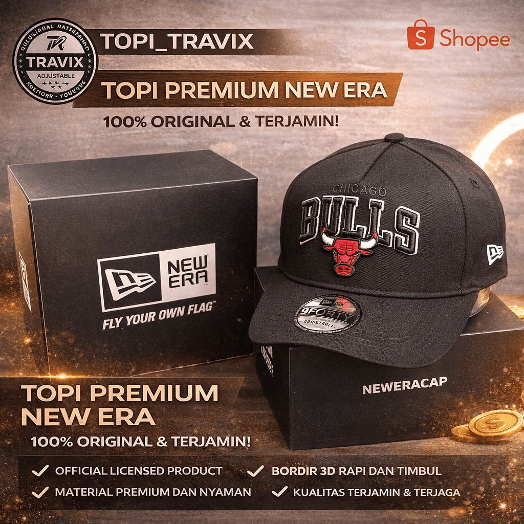 Topi Baseball Logo RED BULL Bahan Hitam Original Premium Caps