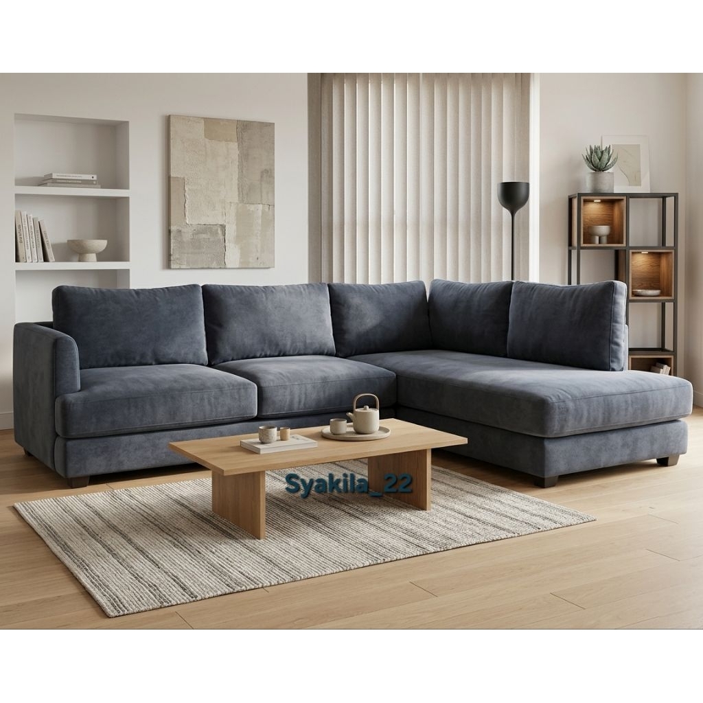 Sofa L Santai Minimalis / Sofa Ruang Tamu