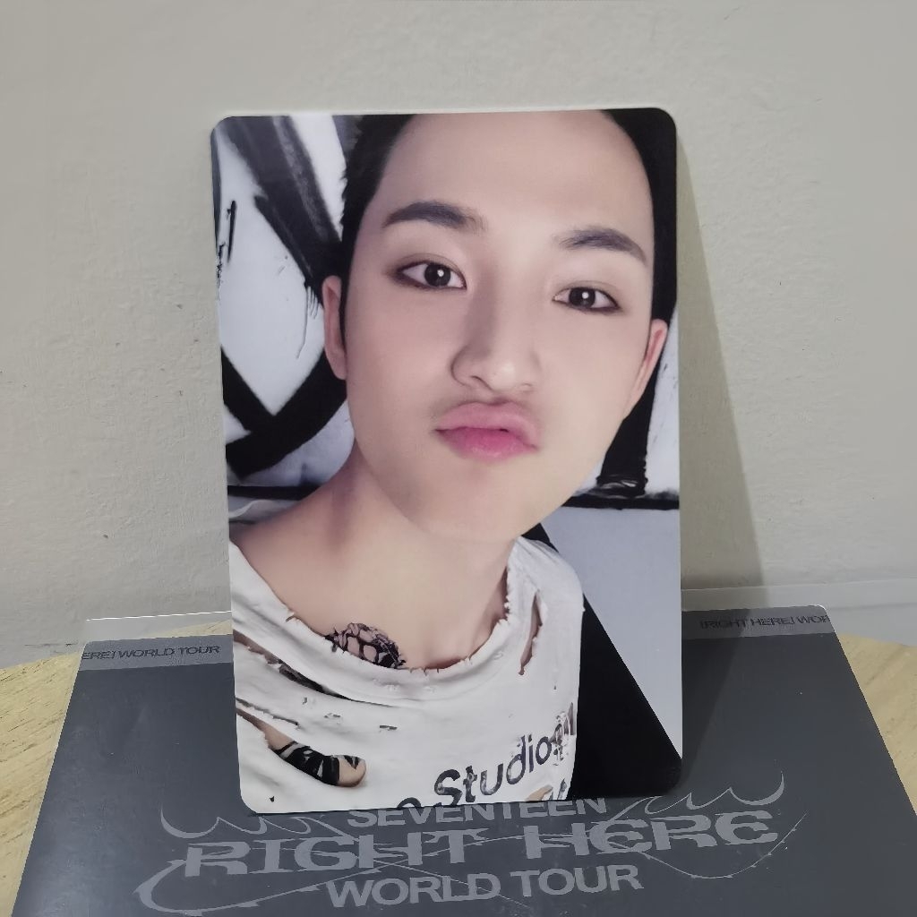 OFFICIAL photocard mingyu seventeen official mingyu daredevil happy burstday seventeen mingyu cimumu