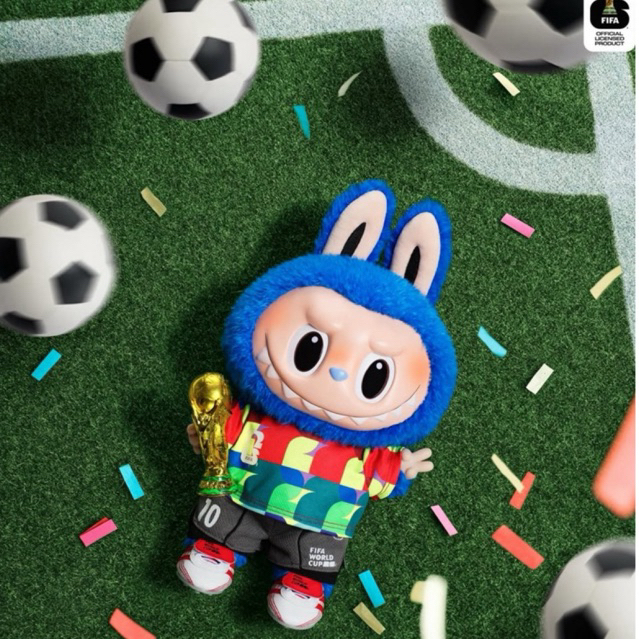 POP MART THE MONSTERS x FIFA SERIES - Catch the Win Vinyl Plush Doll Labubu Zimomo Action Figure Bir