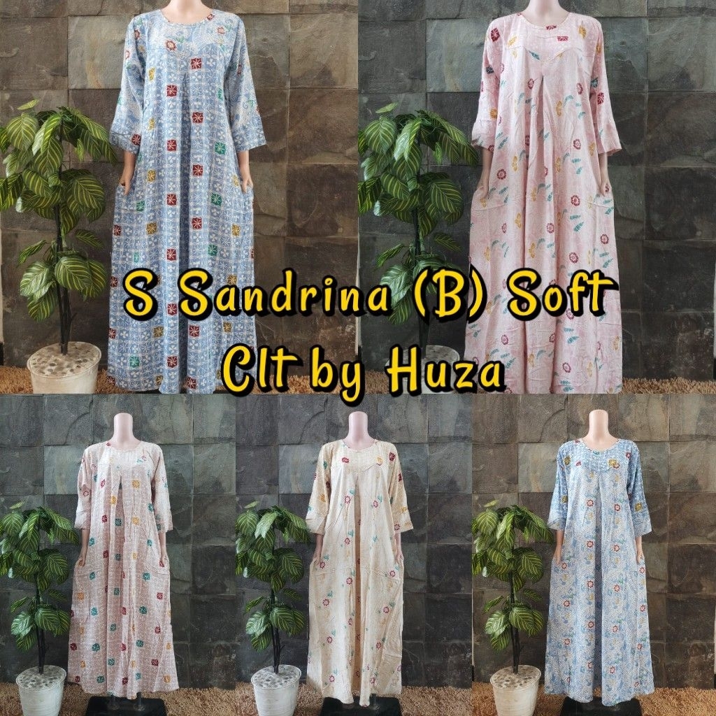 {Ld 116} Daster Huza Batik ll S Sandrina (B) Jumbo