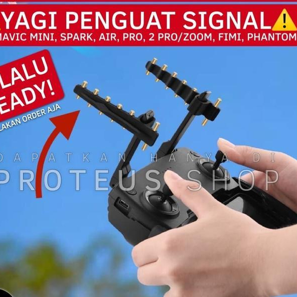 YAGI PENGUAT SINYAL DJI MAVIC MINI SE AIR 3 2 PRO X8 SIGNAL BOOSTER Drone Antena
