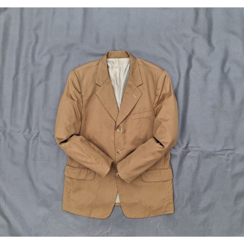 L61/impaessial/size L/jas coklat pria /jas blazer pria/jas blazer coklat pria murah/blazer pria baha