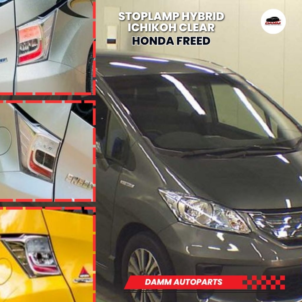 Original Stoplamp Honda Freed Hybrid Ichikoh Clear LED
