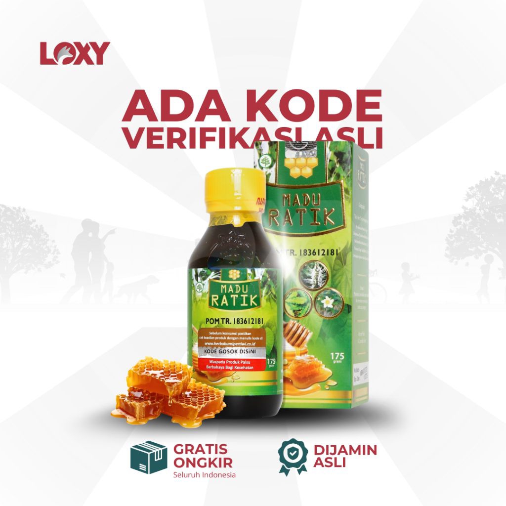 Madu Ratik Sendi Herbal Original BPOM Halal