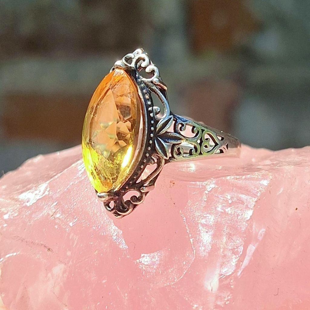 SERTIFIKAT Citrine Cincin Vintage