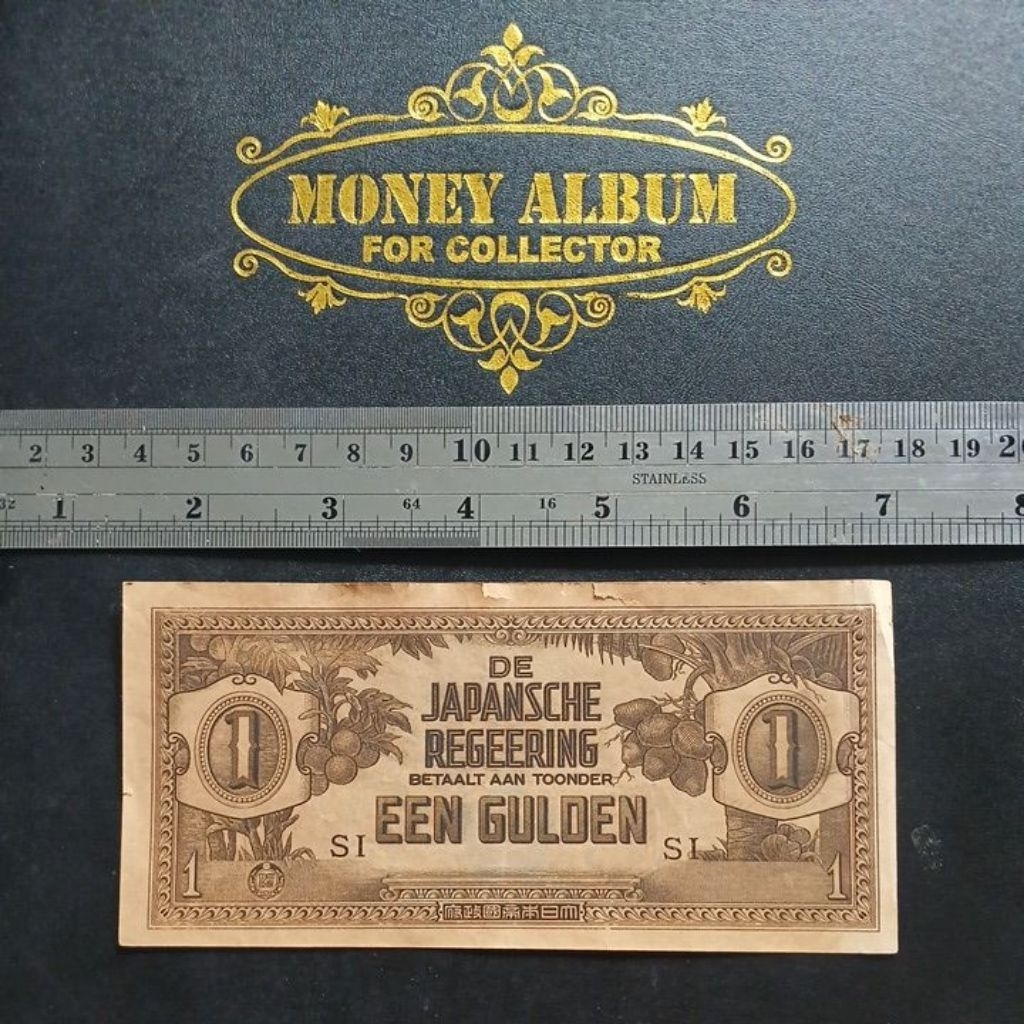 Een 1 Gulden WW2 penjajahan JEPANG