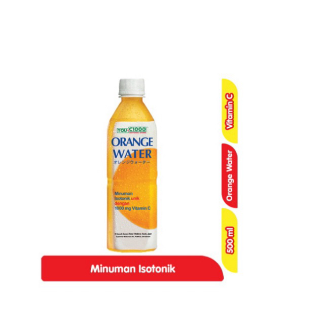 You c1000 minuman isotonik air jeruk 500ml / you c1000 minuman isotonik lemon 500ml / you C 1000