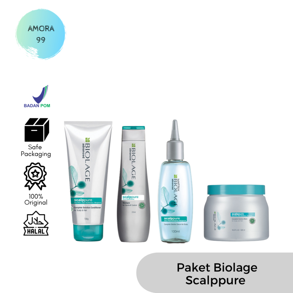 Matrix Biolage Scalppure Shampoo Anti dandruff 200 ml || Matrix Biolage Scalppure Conditioner || Mat