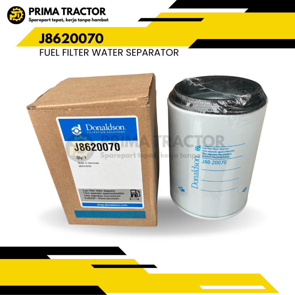 FILTER SOLAR FUEL FILTER WATER SEPARATOR J8620070 DONALDSON