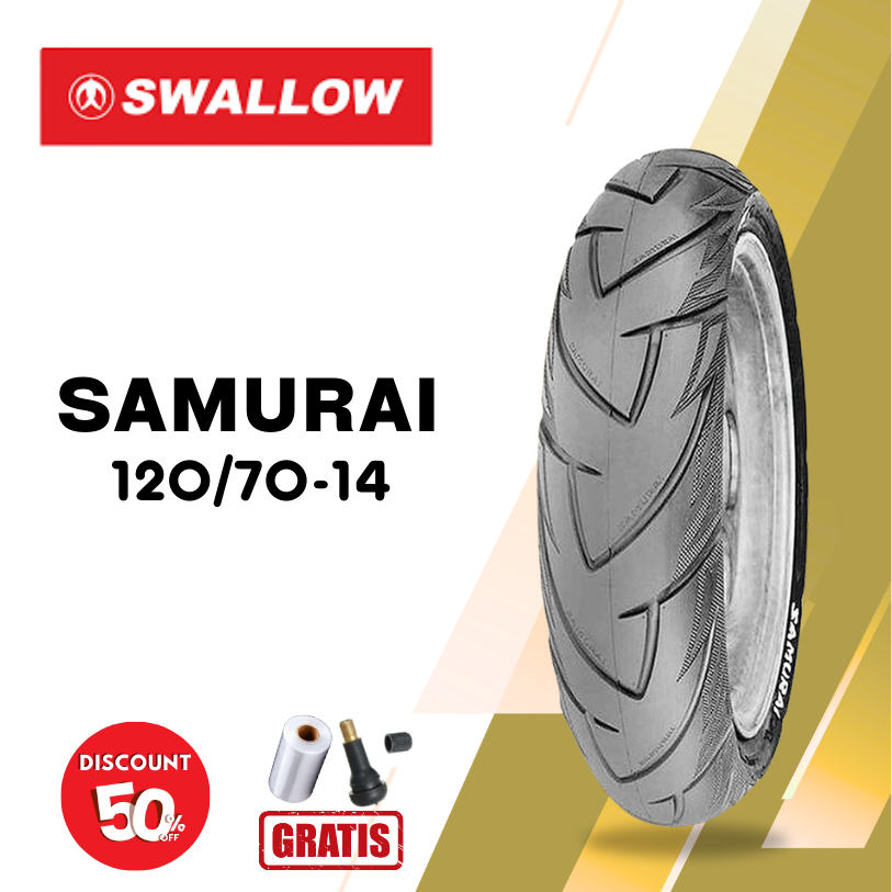 Ban Motor SWALLOW SAMURAI 120/70-14 Tubeless