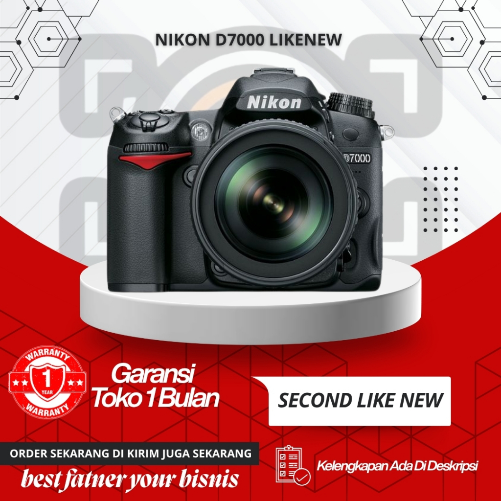 NIKON D7000 BO MULUS BEKAS LIKENEW MURAH