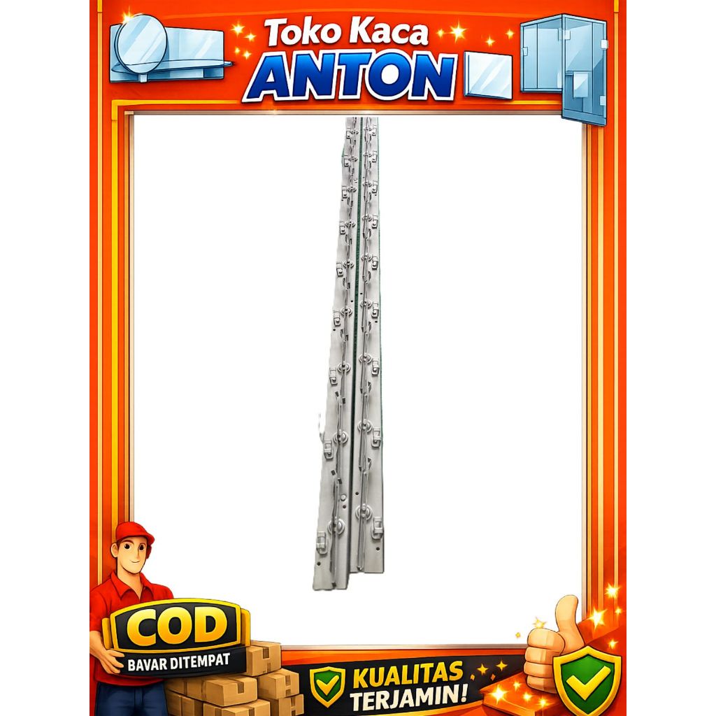 Tiang Rangka Nako besi Niki Jendela 12 daun