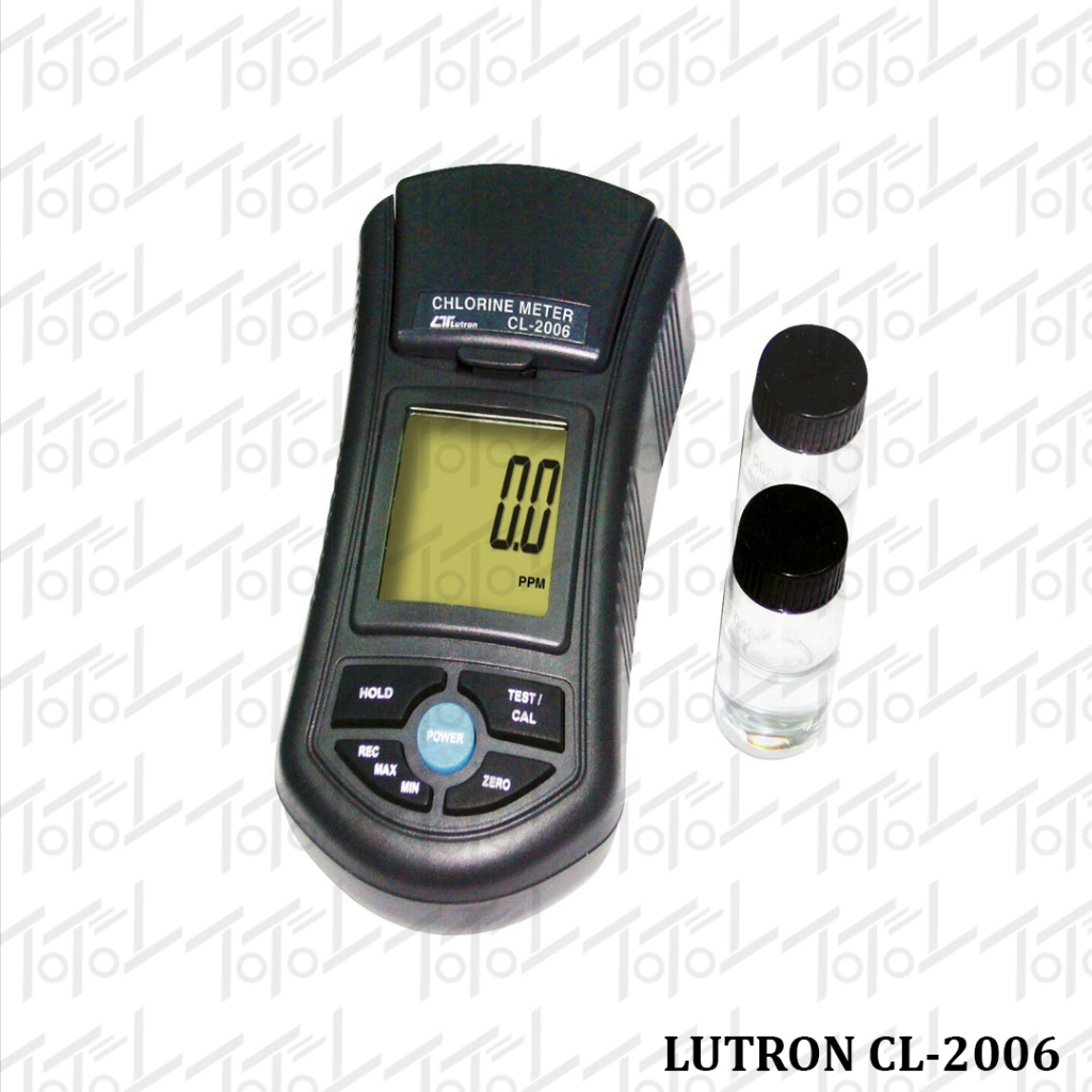 LUTRON Chlorine Meter / Alat Ukur Kaporit Klorin / Free Chlorine / Total Chlorine / Chlorine Meter L