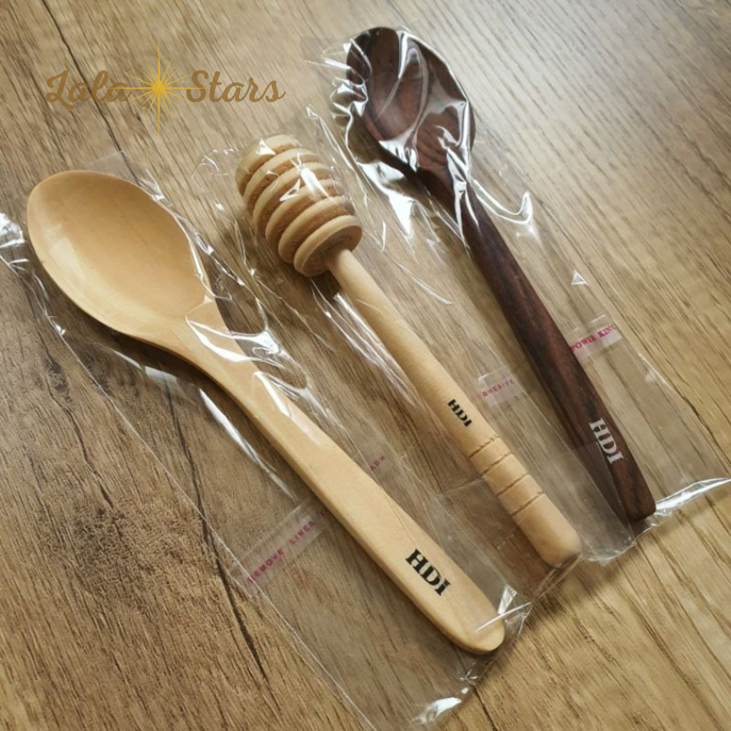 Sendok Kayu Madu HDI - Untuk menyendok madu 100% Natural Handmade