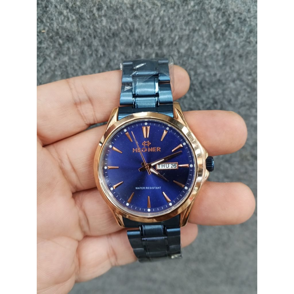 Hegner 8009G-2RGBLDBL#Hegner 8009G#HW 8009G-2RGBLDBL#Jam tangan pria Hegner 8009G#Man watch Hegner 8