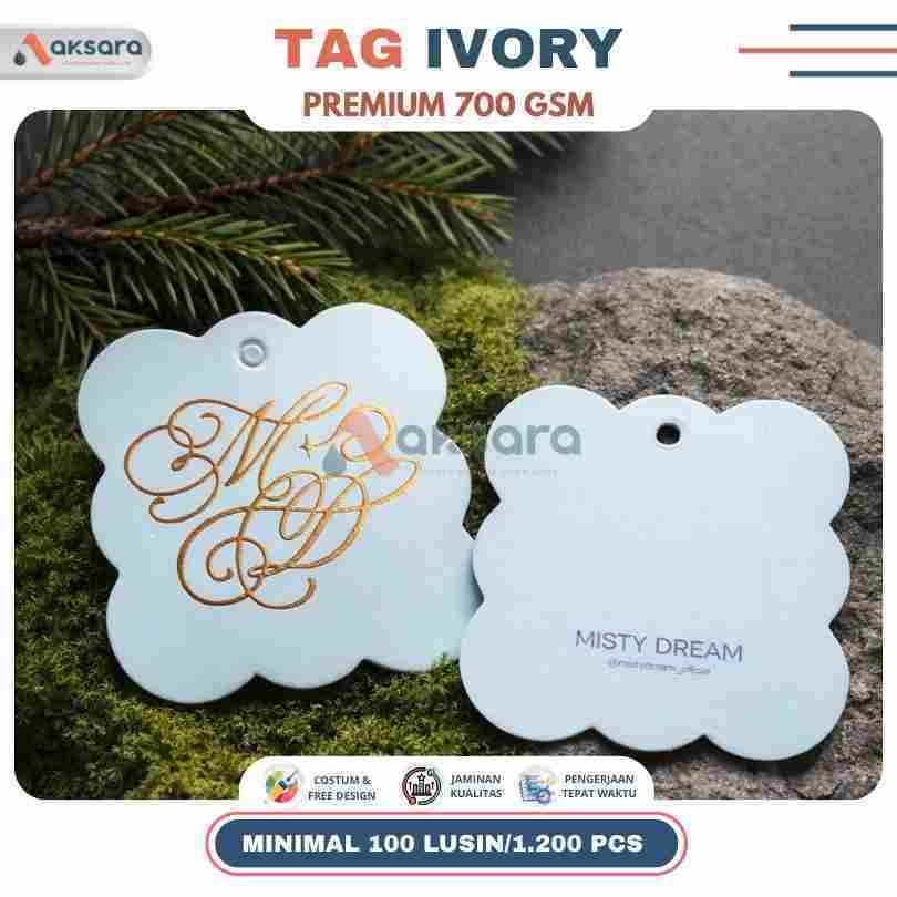 (TAG TEBAL 700 GSM PREMIUM) HANGTAG IVORY 700 GSM, HANGTAG COSTUM,