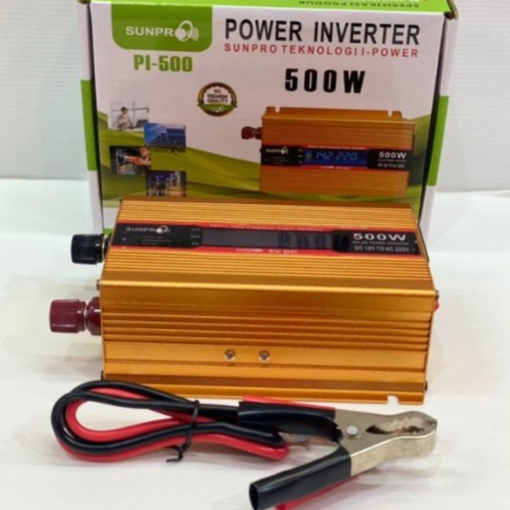 POWER INVERTER DC ke AC PI 500W SUNPRO 500 WATT