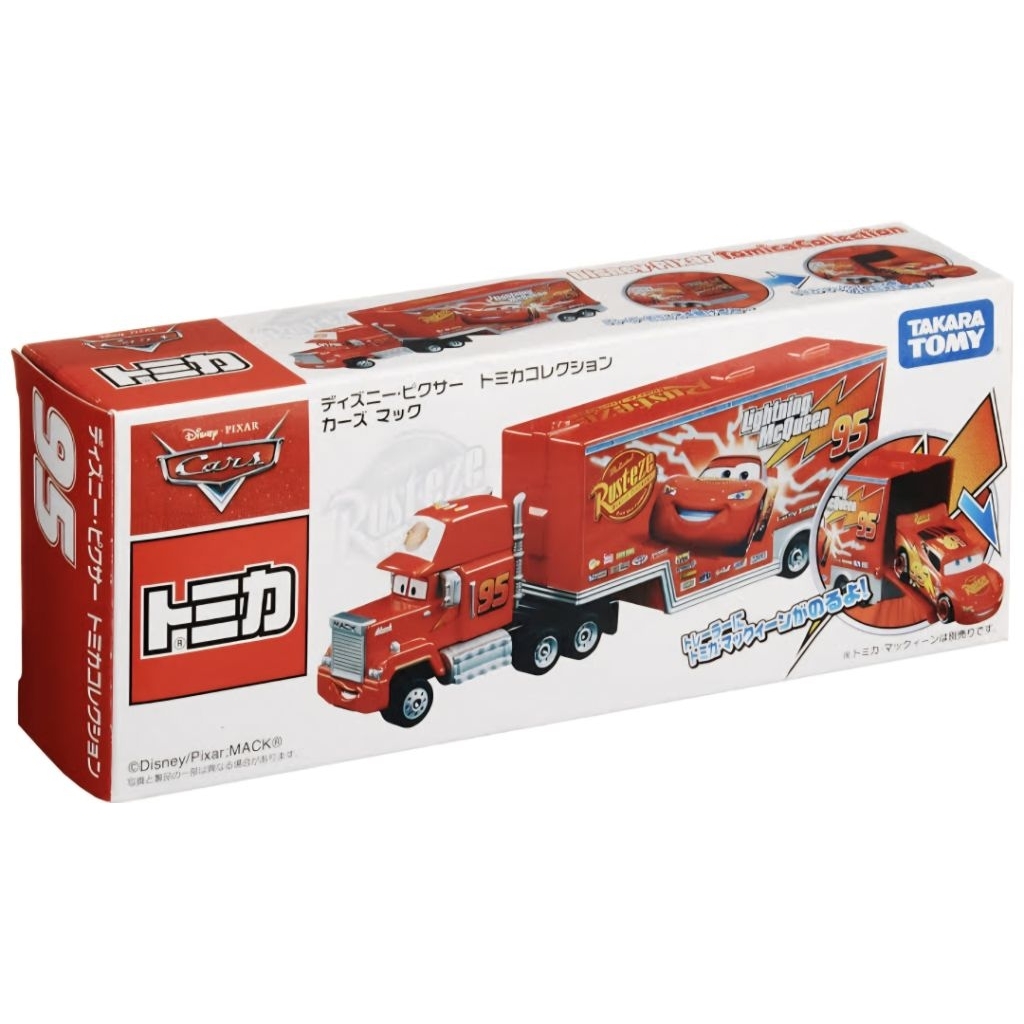 Tomica Disney Cars Mack Original Truck Mainan (Muat Mobil)