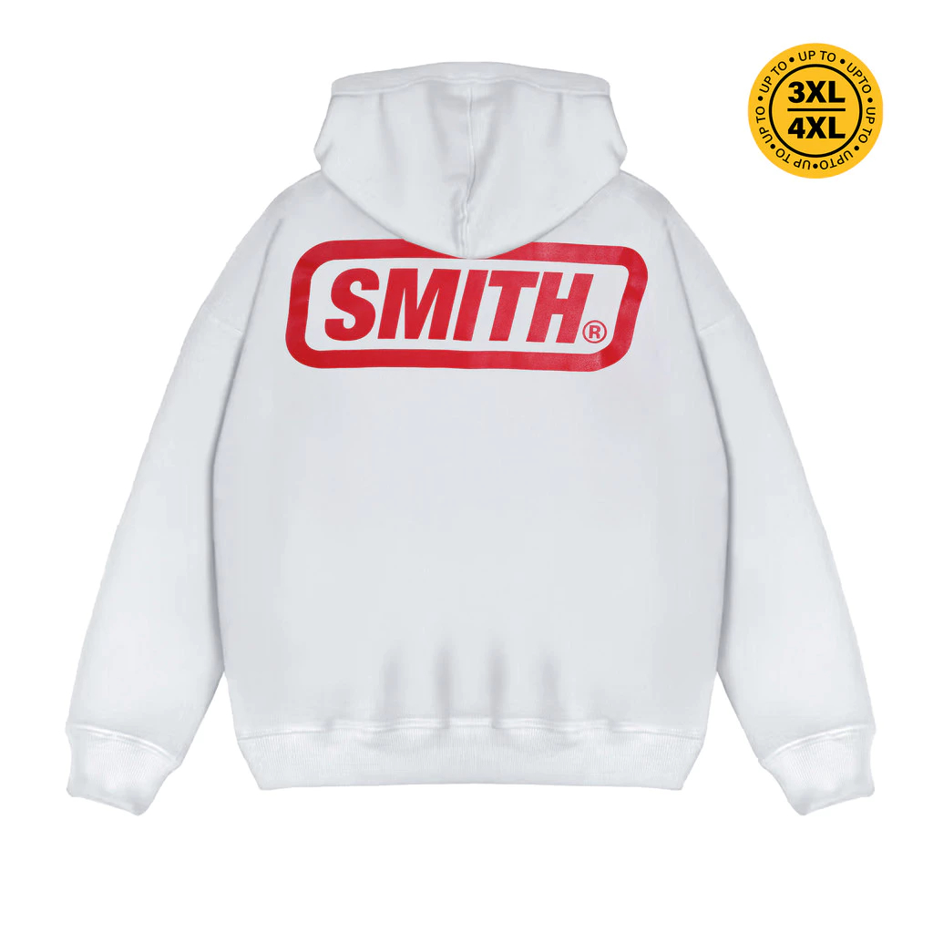 House of Smith BJM Sweater Hoodie Pria - Carmine Hoodie White