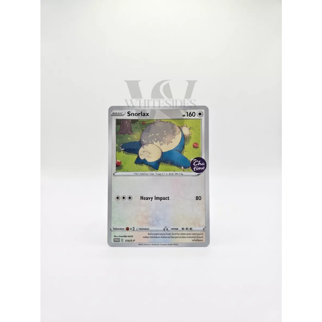 Snorlax Promo - Chatime Pokemon Charizard Psyduck Venusaur Eeve Umbreon Zekrom Pikachu Blaistoise Ky