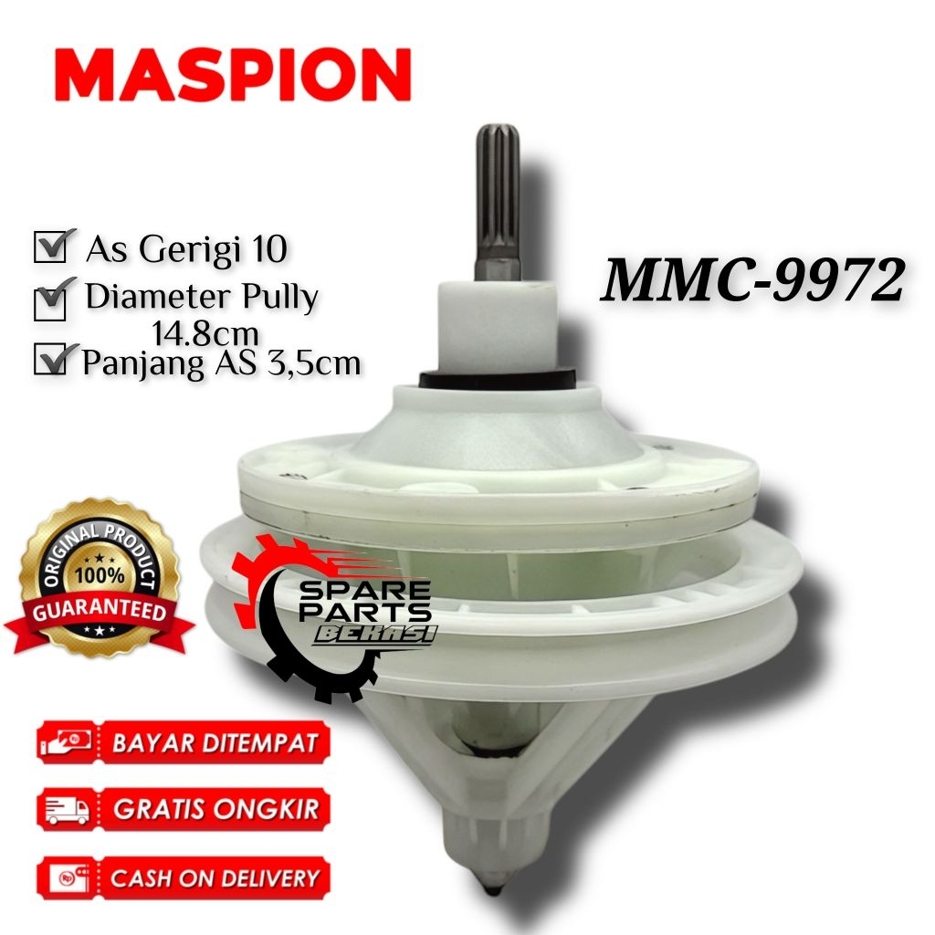 Gearbox Girbox Mesin Cuci Maspion MMC9972 Mesin Cuci Maspion 2 Tabung