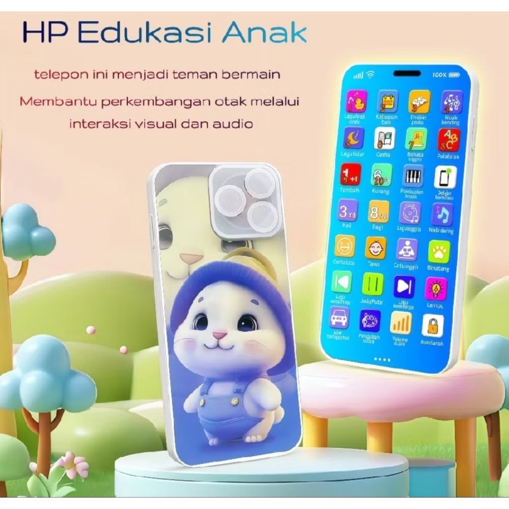 Mainan Hp iphone Edukasih Anak