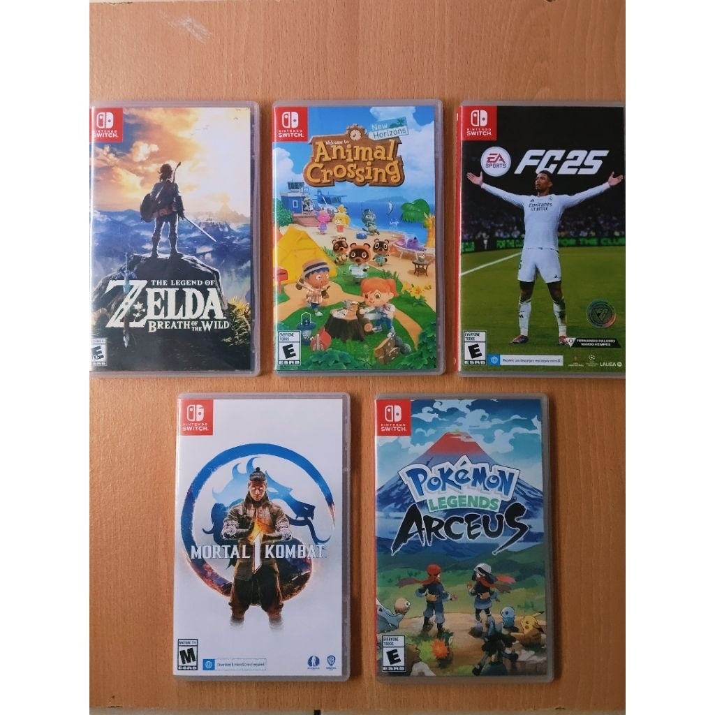 Nintendo switch game catridge fullset box