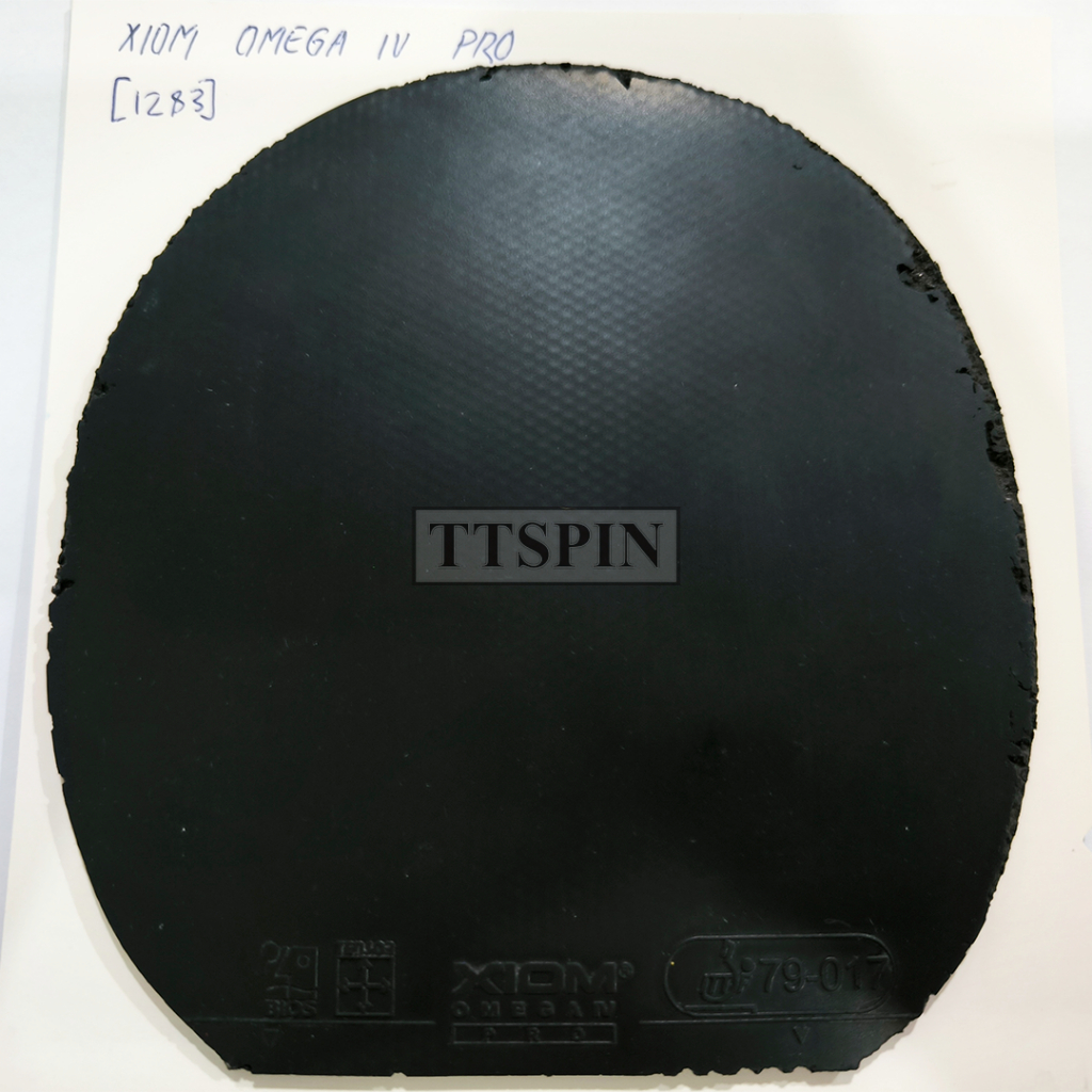 XIOM Omega IV Pro - Karet Pingpong Tenis Meja Bet Bat Xiom Omega 4 Pro Rubber Table Tennis Secondhan