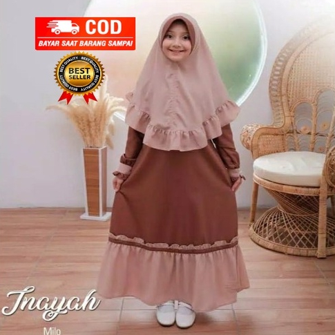 Gamisanakperempuanterbaru setelan anak perempuan terbaru gamis terbaru baju anak perempuan import In