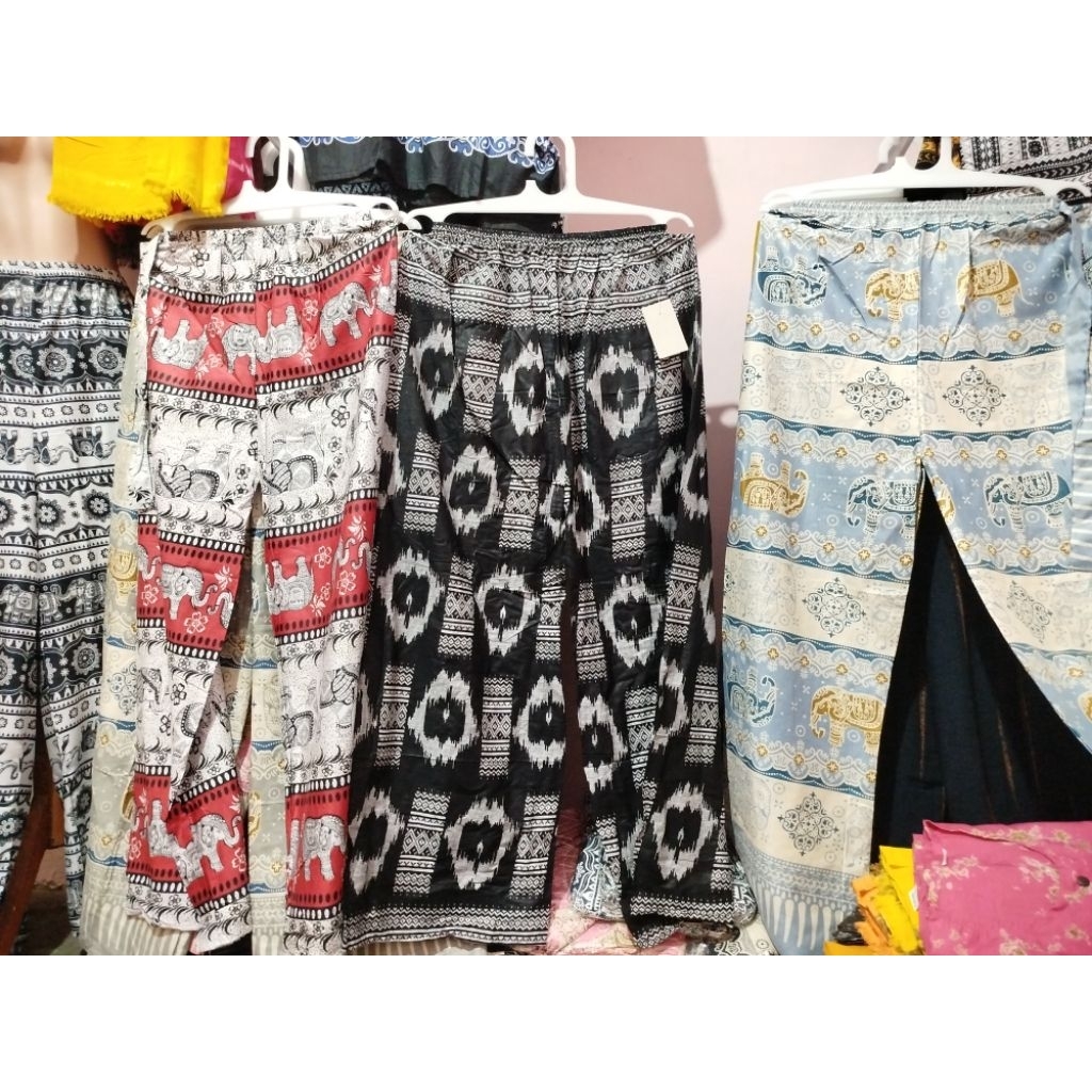 CELANA KULOT JUMBO SONGKET RAYON TERLARIS TERMURAH OLEH-OLEH JOGJA