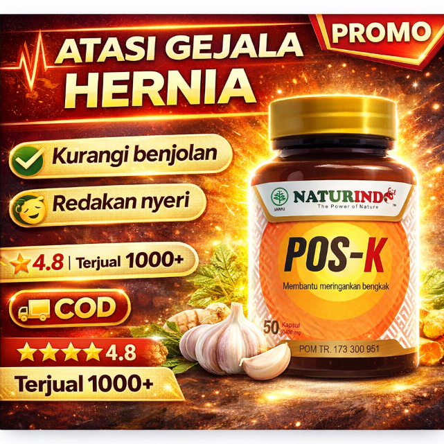 Obat Hernia turun berok paling ampuh pria dewasa herbal kapsul BPOM