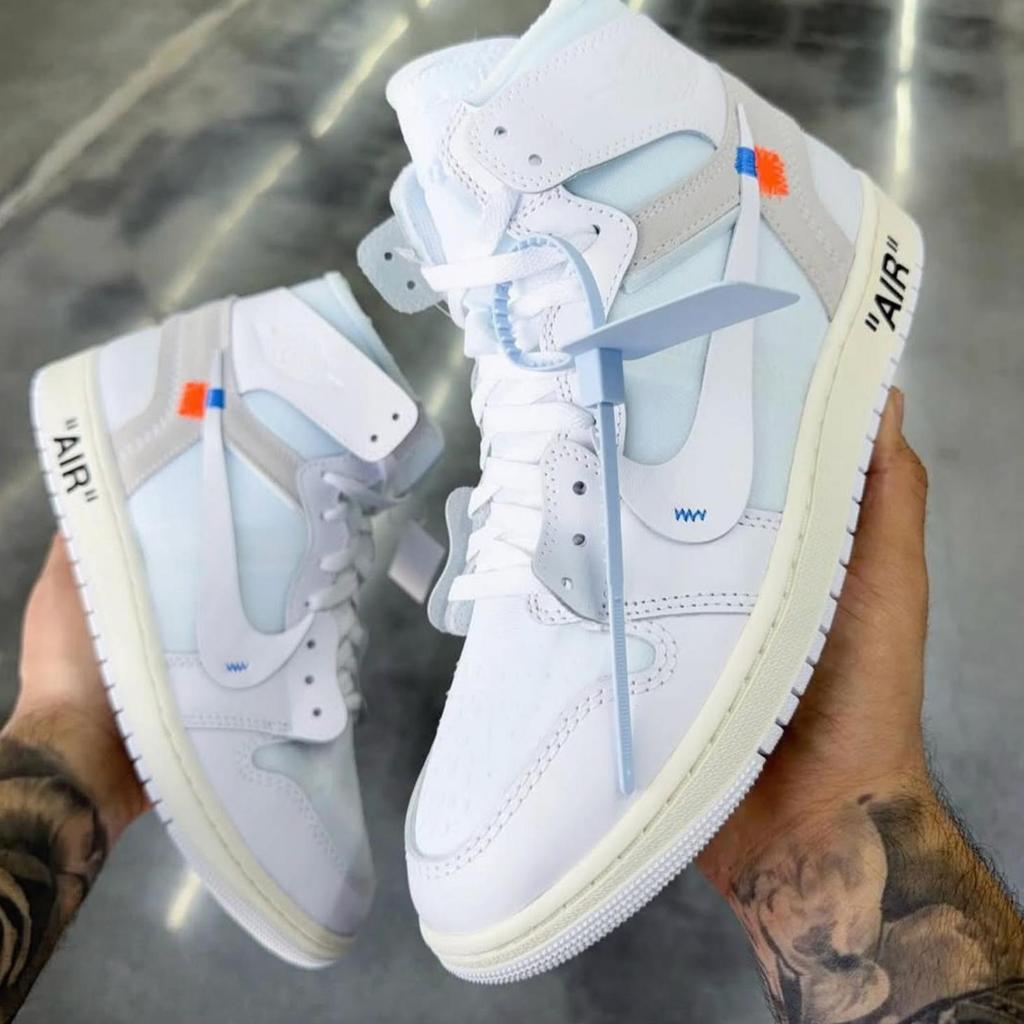 [Pre-Order] Virgil Abloh Off White Jordan 1 High OG “Alaska” - 100% Original Guaranteed