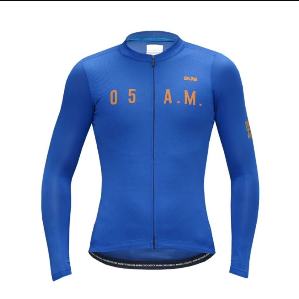 Jersey Sepeda Long Sleeve Sub Jersey Elite Peony Blue Original