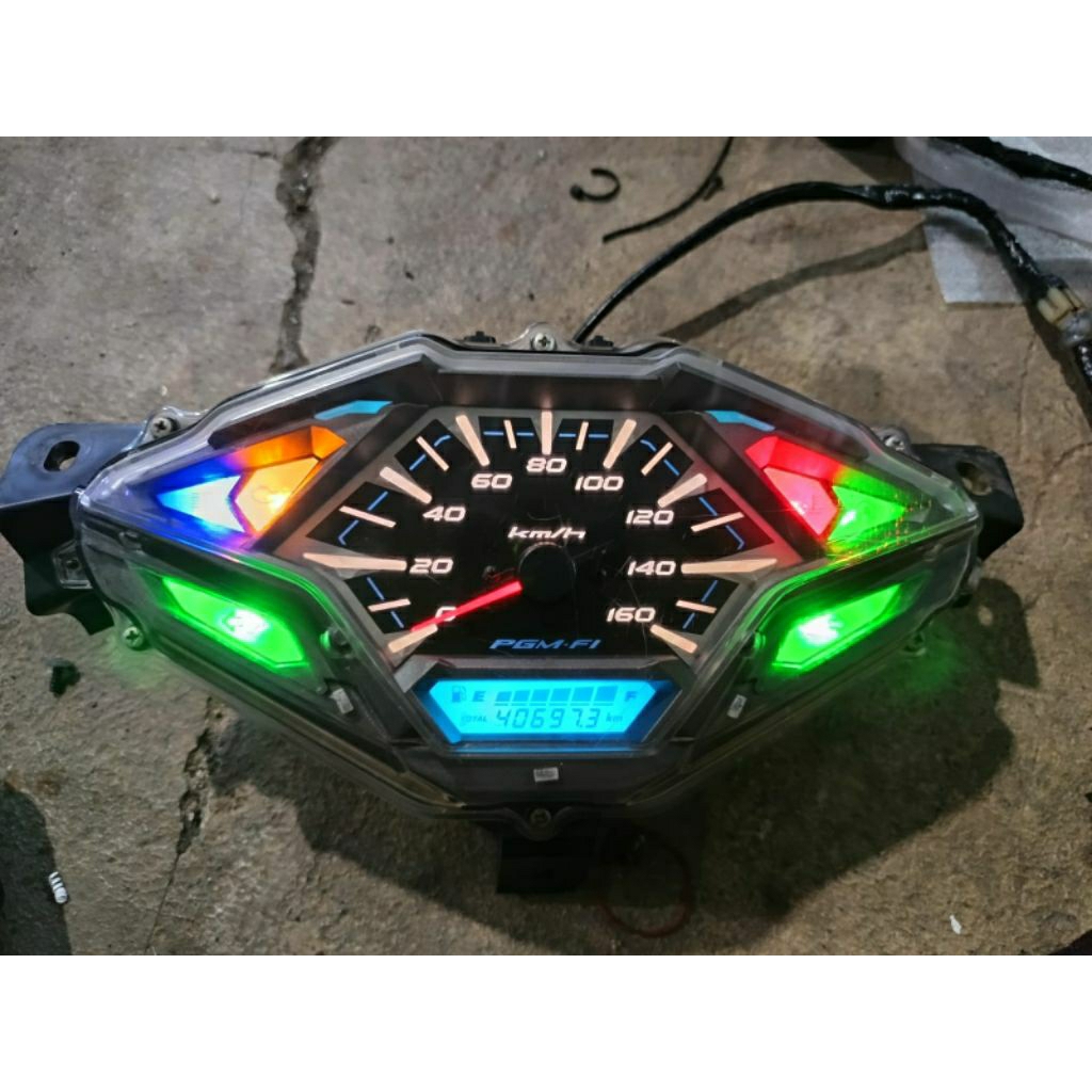 speedometer honda vario 150 led old original second