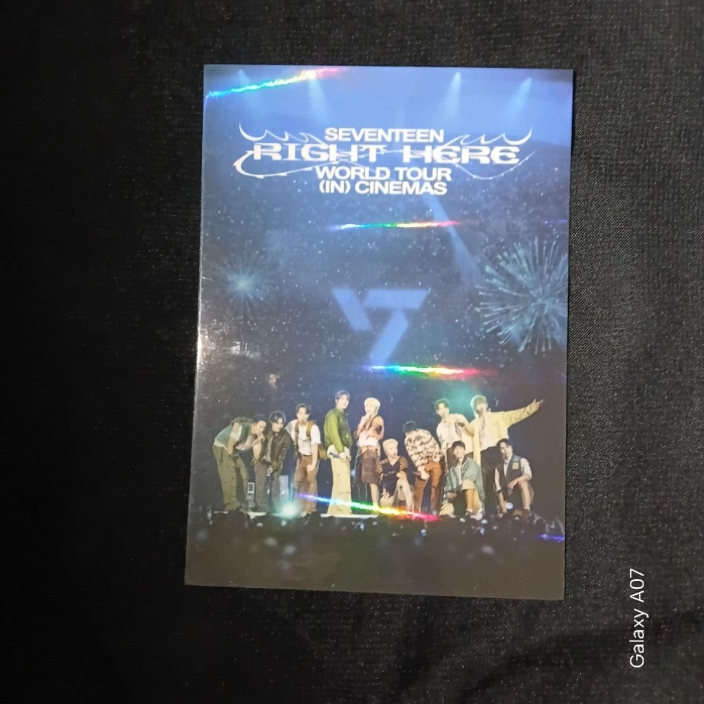 Official Postcard seventeen right here CGV