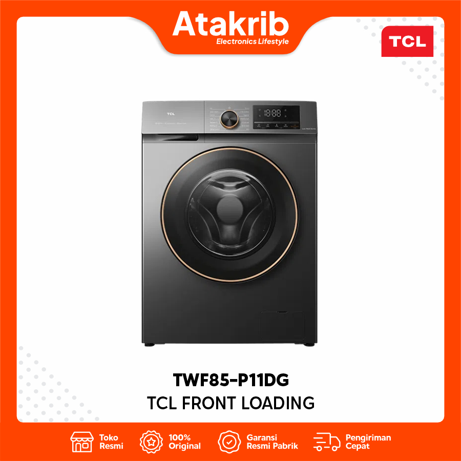 TCL FRONT LOADING TWF85-P11DG P11 Inverter 8 Kg