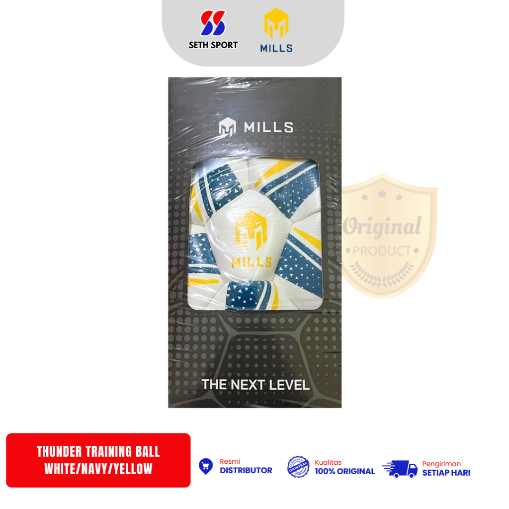 Bola Kaki Mills Thunder Training Ball (Size 5) Original