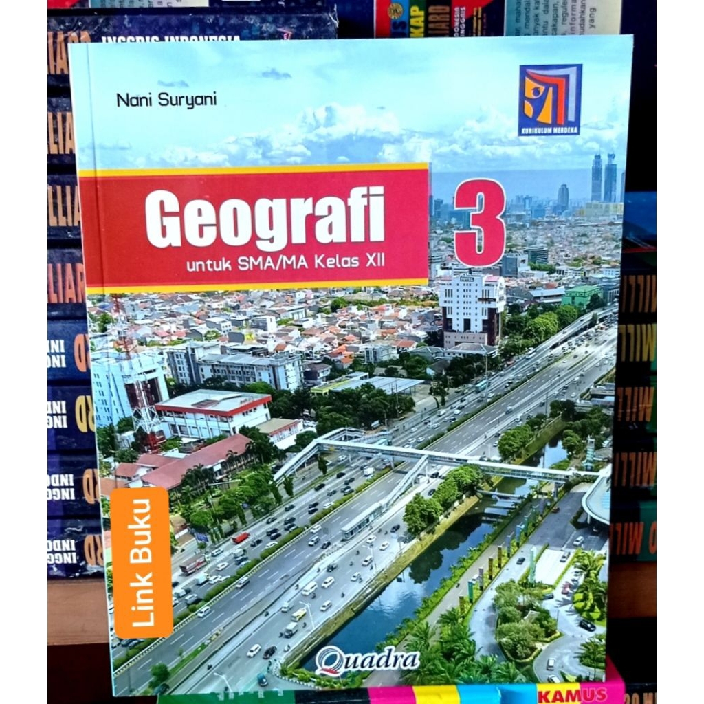 Buku Geografi Kelas 12 SMA Kurikulum Merdeka Quadra