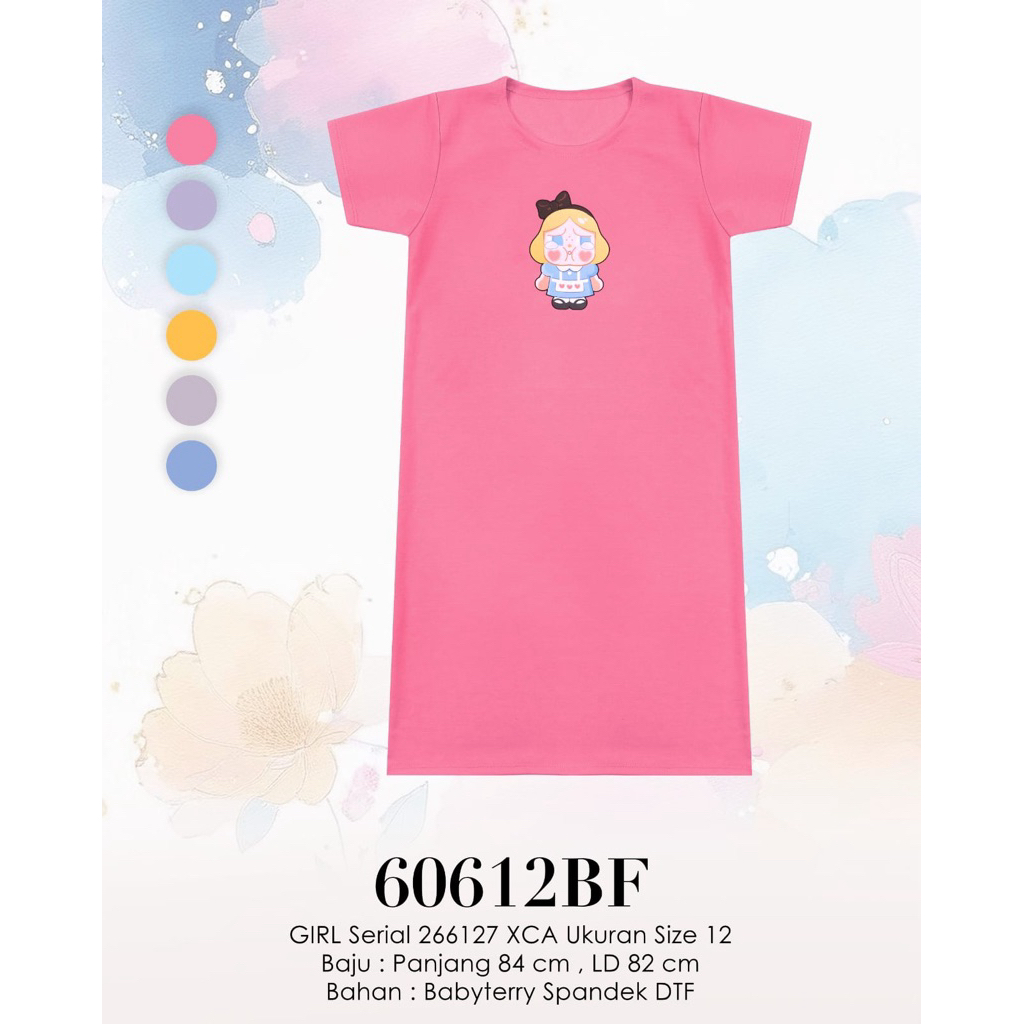 dress anak perempuan Lemone size 12