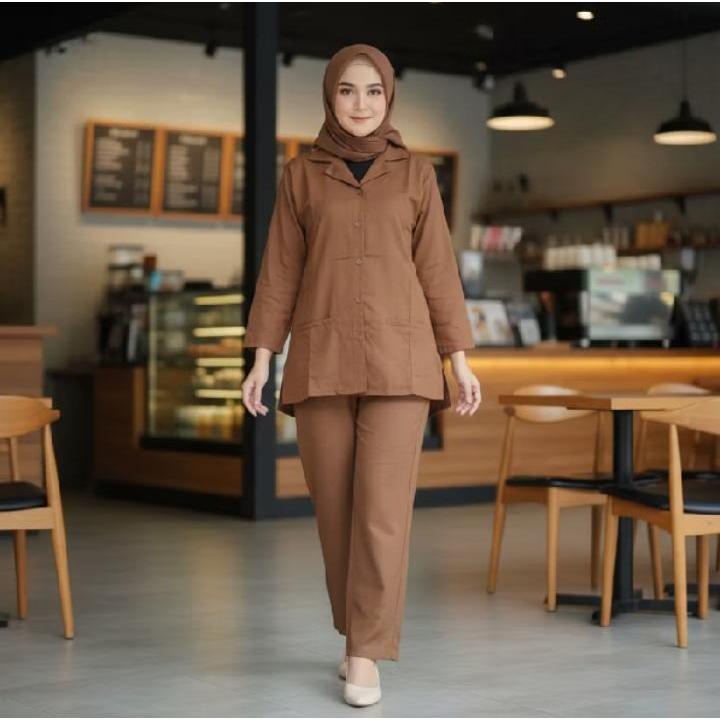 Setelan Seragam Pns Wanita Pria Baju Pns Baju Dinas Pemda Setelan Pns Khaki Tua